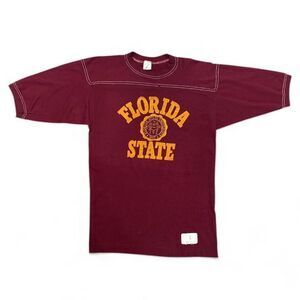 Vintage Florida State Seminoles Shirt Sz M Maroon College Football 70s 80 retro